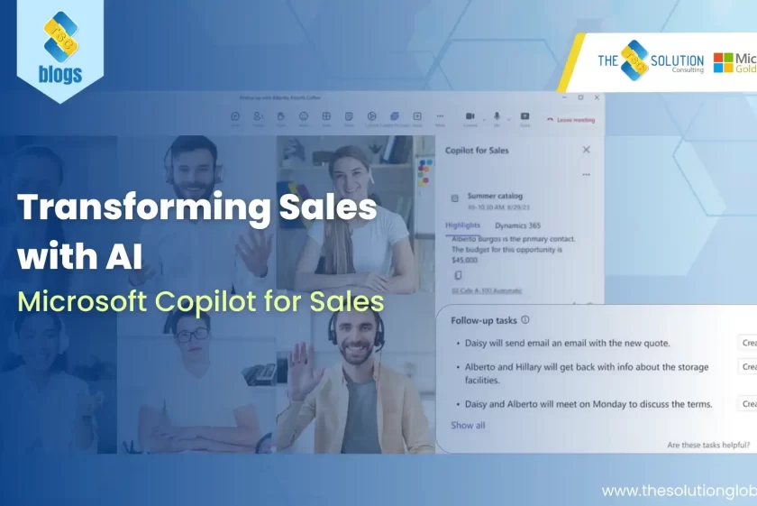 Microsoft Copilot for Dynamics 365 Sales